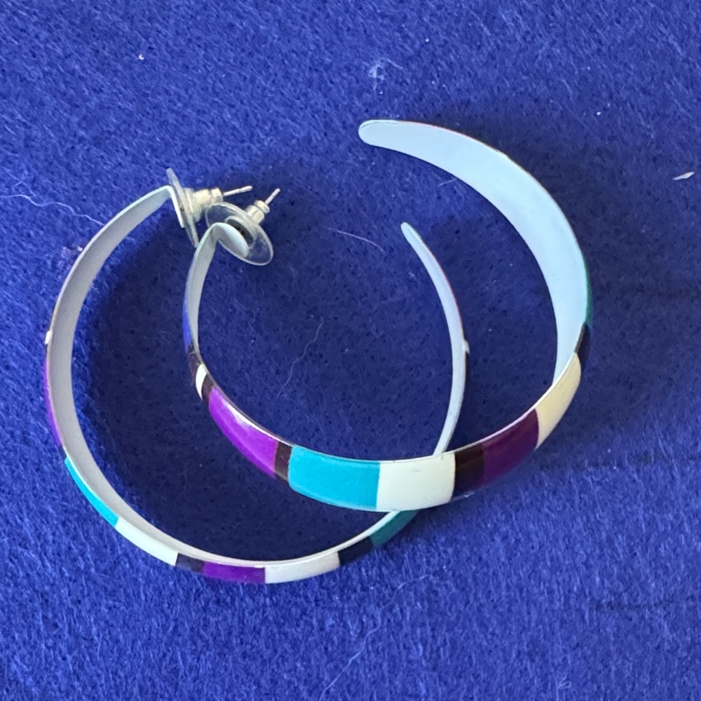 Colorful Hoop Earrings